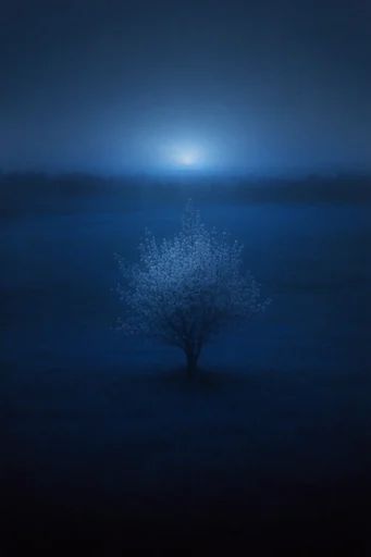 Luminous Monolithic Void style reference image — minimalist composition