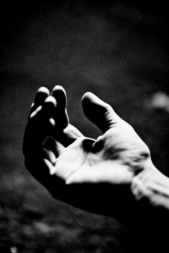 Cinematic Monochrome Realism style reference image — gritty cinematic realism