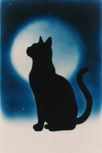 Ethereal Nocturnal Noir style reference image — surreal liquid light