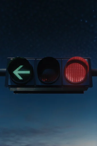 Cinematic Nocturnal Crimson style reference image — glowing neon red highlights