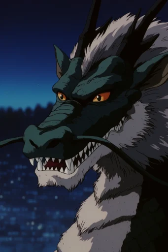 Nostalgic Nocturnal Anime style reference image — cinematic retro anime