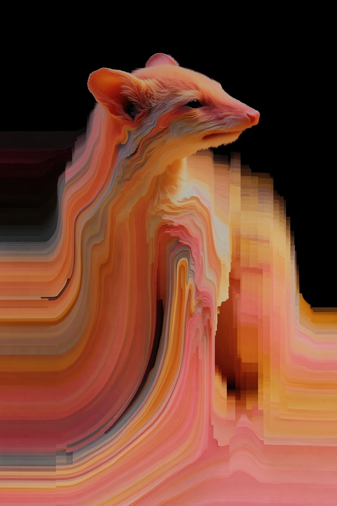 Luminous Organic Surrealism style AI image example 3