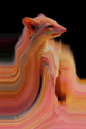 Luminous Organic Surrealism style reference image — warm gradient palette