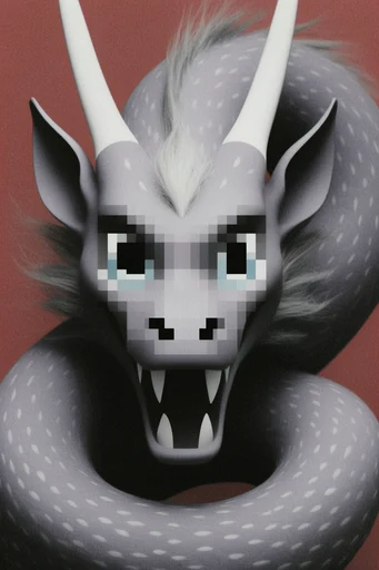 Monochrome Digital Entropy style reference image — data corruption