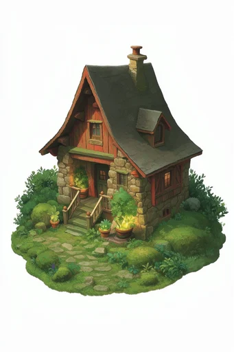 Cozy Isometric Miniatures style AI image example 4