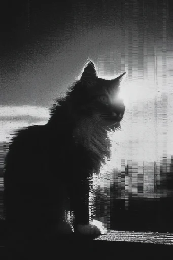 Corrupted Monochrome Brutalism style reference image — brutalist abstraction