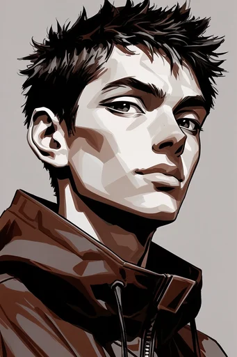 Bold Cel-Shaded Realism style reference image — graphic novel style
