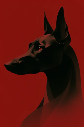Crimson Noir Minimalism style reference image — avant-garde fashion
