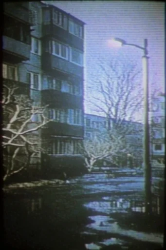 Submerged Analog Glitch style reference image — analog CRT scanlines