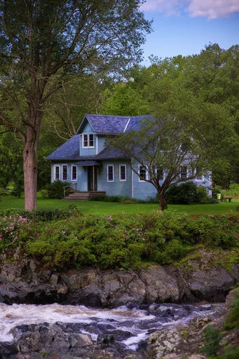 Lush Verdant Solitude style reference image — serene wilderness atmosphere