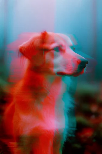 Surreal Chromatic Glitch style reference image — psychedelic dreamcore