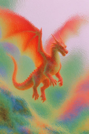 Tactile Neon Printcraft style reference image — thermal imaging gradients