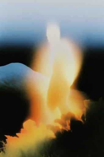Spectral Thermal Noir style reference image — high-contrast silhouette