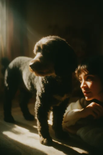 Cinematic Chiaroscuro Sunlight style reference image — prismatic lens flare