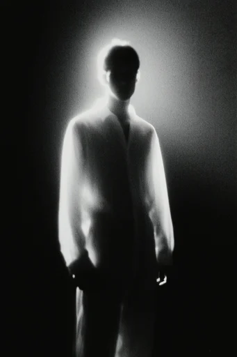 High-Contrast Ethereal Noir moodboard — generate AI images in this style