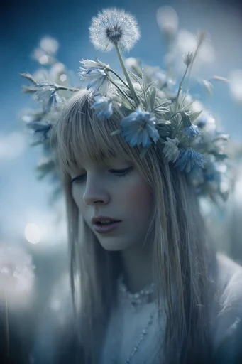 Ethereal Frost Botanical style reference image — soft diffused light