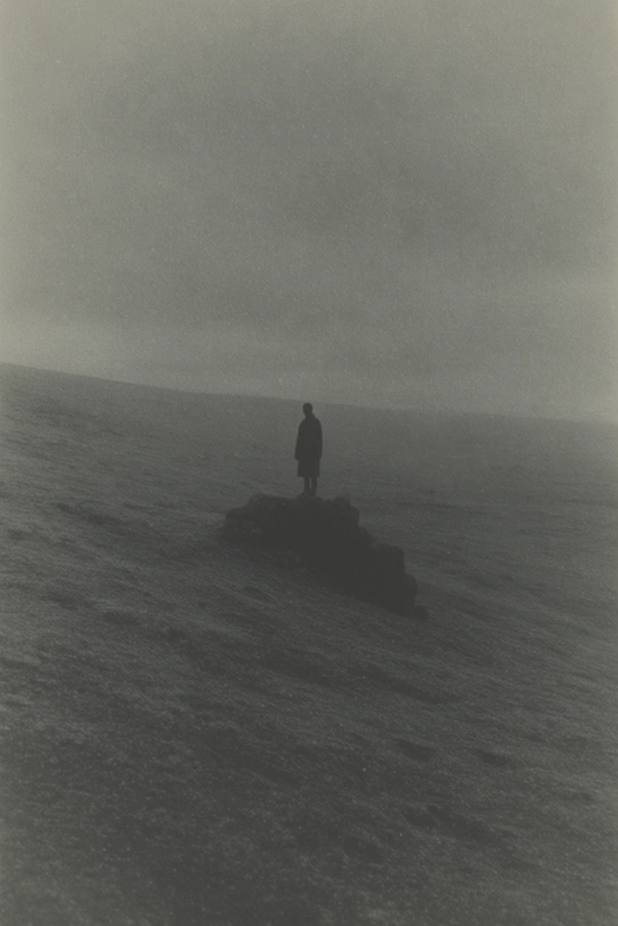 Ethereal Monochrome Pictorialism style AI image example 2
