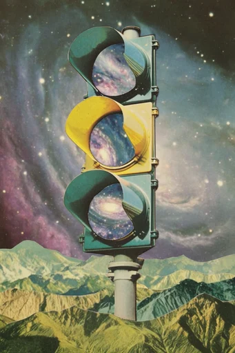 Vintage Cosmic Surrealism style reference image — vintage surrealism