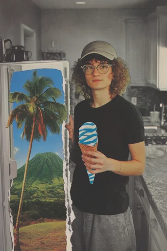 Analog Surrealist Collage moodboard — generate AI images in this style