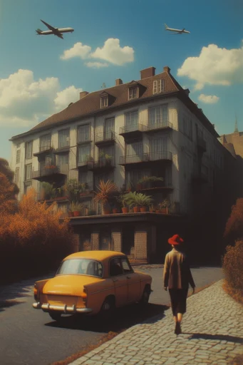 Vintage Surrealist Dreamscapes style reference image — mid-century aesthetic