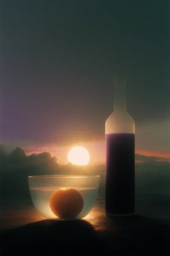 Luminous Monolithic Minimalism style reference image — volumetric light
