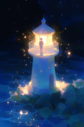 Luminous Celestial Dreamscape style reference image — magical realism