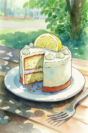 Luminous Nostalgic Anime style reference image — warm summer atmosphere