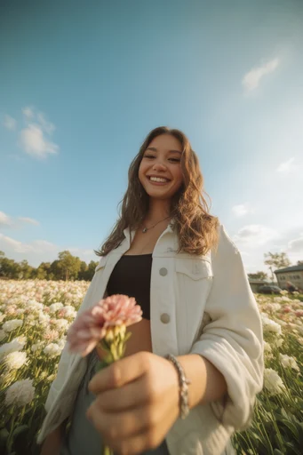 Ethereal Low-Angle Wonder style reference image — shallow depth of field