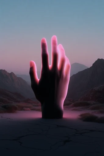 Luminous Surreal Minimalism style reference image — atmospheric dreamscape