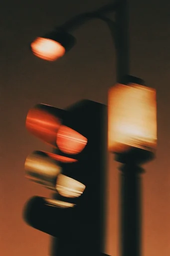 Spectral Motion Noir style reference image — analog film grain