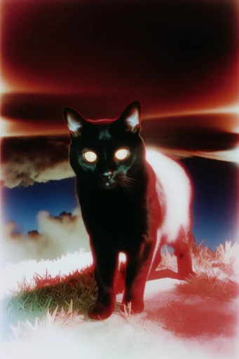 Crimson Astral Surrealism style reference image — ethereal bloom