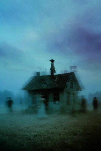 Ethereal Nocturnal Surrealism style reference image — cinematic grain