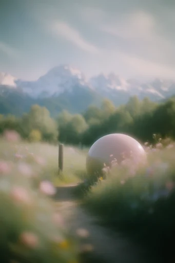 Ethereal Minimalist Serenity style reference image — painterly bokeh
