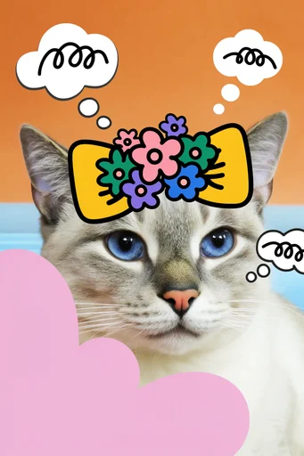 Vibrant Neo-Pop Collage style reference image — pop art editorial