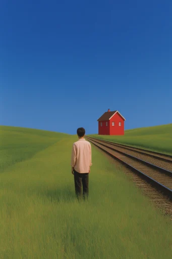Surrealist Geometric Liminality style reference image — liminal space