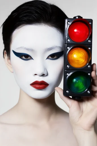 Graphic Avant-Garde Minimalism style reference image — high-contrast editorial