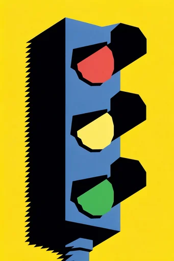 Synthetic Retro-Graphic Constructivism style reference image — retro-futuristic vector