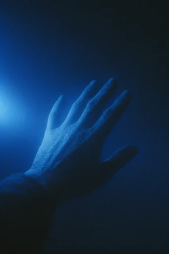 Nocturnal Cobalt Liminality style reference image — liminal space