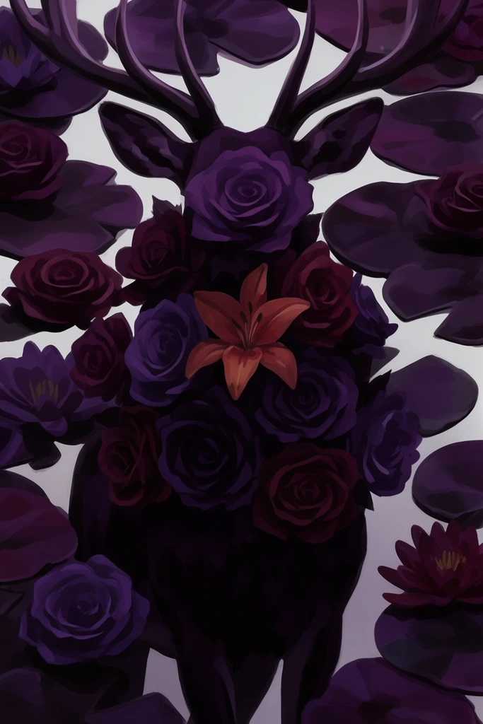 Ethereal Painterly Botanica style AI image example 3