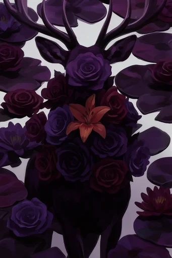 Ethereal Painterly Botanica style reference image — dreamy ethereal glow