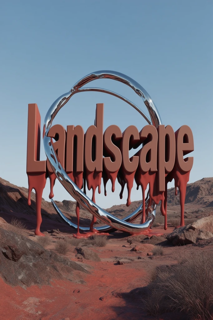 Glossy Surreal Fluidity style AI image example 2