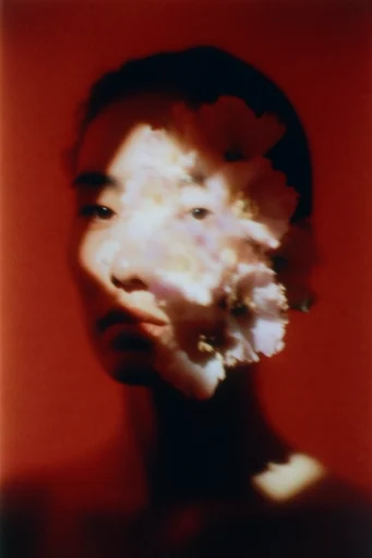 Crimson Noir Surrealism style reference image — soft focus retro cinematic aesthetic