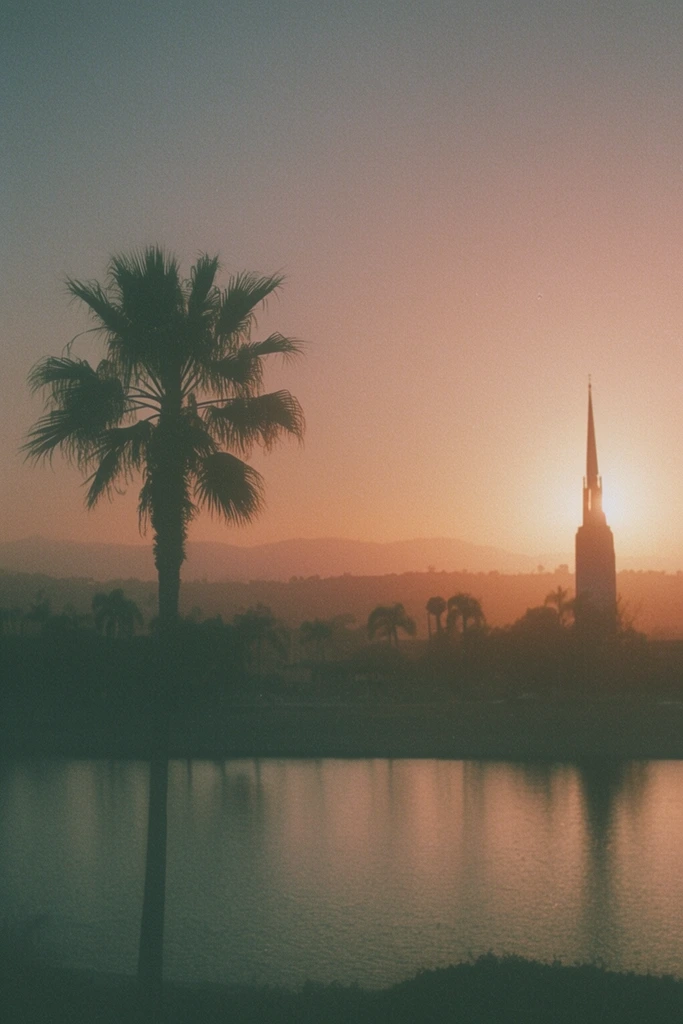 Hazy Amber Nostalgia style AI image example 2