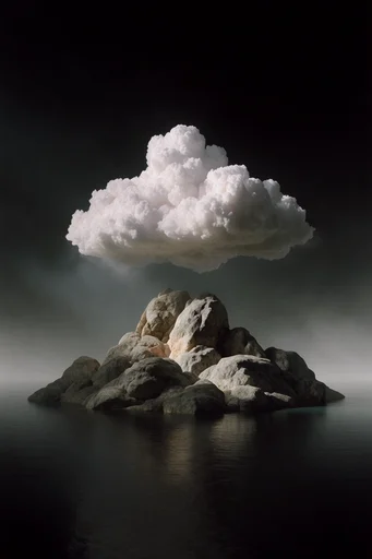 Atmospheric Brutalist Minimalism style AI image example 2