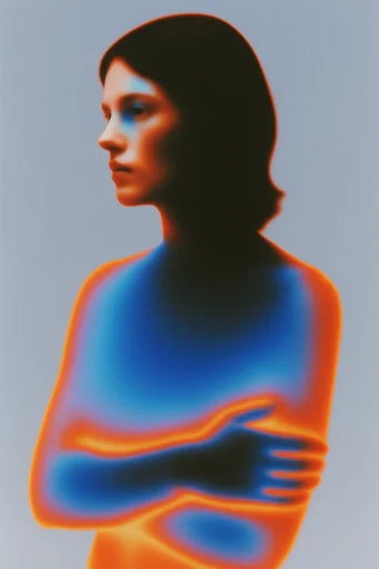 Chromatic Thermal Surrealism style reference image — diffused light glow