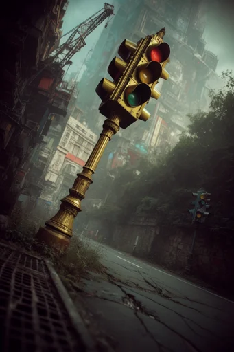 Monolithic Overgrown Futurism style reference image — overgrown solarpunk