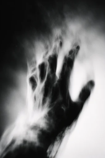 Spectral Monochrome Noir style reference image — wet plate collodion