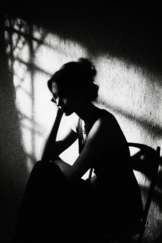 Gritty Cinematic Monochrome style AI image example 1