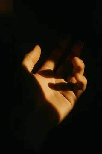 Cinematic Chiaroscuro Portraiture style reference image — deep black background