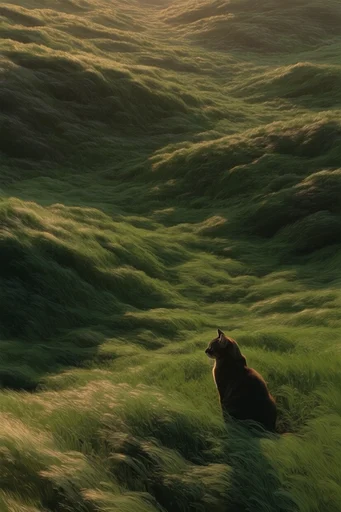 Surreal Verdant Topography style reference image — dramatic chiaroscuro lighting